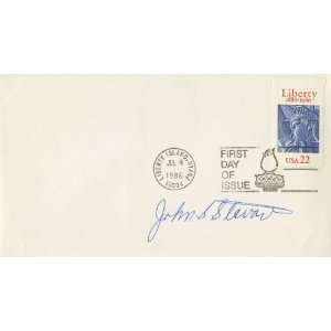  John Stewart Autographed Commemorative Philatelic Cover 