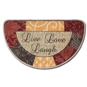  Live, Love, Laugh Kitchen Rug, Country Decor Slice Rug 17 