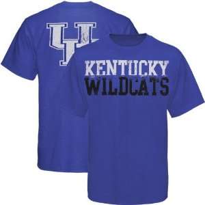   Wildcats Royal Blue Literality Heathered T shirt