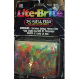  Lite brite Refill Pegs (240 Count) Toys & Games