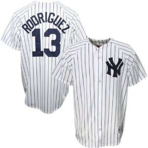  Men`s New York Yankees #13 Alex Rodriguez Replica Home 