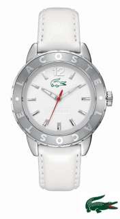 New Authentic LACOSTE Ladies Watch RIO White 2000667 + FREE LACOSTE 