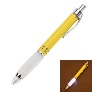  Portable 2 in1 White LED Light Ball Pen