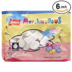 Liebers Marshmallow, Twisted, Passover, 7 Ounce (Pack of 6)  