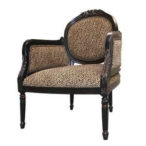  Legion Furniture W454 01 FH941 Antique Black Accent Chair 