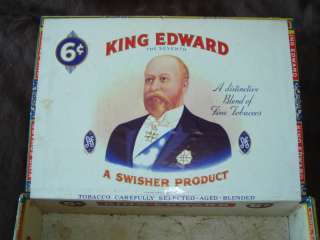 King Edward Invincible The Seventh Cigar Box 6 Cent  
