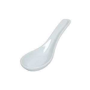   White Porcelain Lenge Spoons Made In Japan
