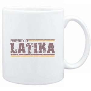  Mug White  Property of Latika   Vintage  Female Names 