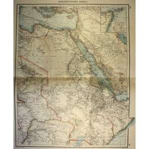  Velhagen and Klasing map of Eastern Africa (1901) Office 