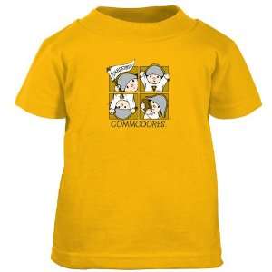 Vanderbilt Commodores Gold Toddler Windows T shirt  Sports 