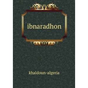  ibnaradhon khaldoun algeria Books