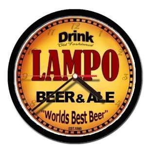  LAMPO beer and ale cerveza wall clock 