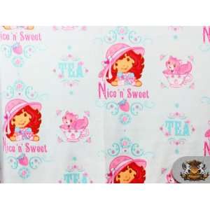   Strawberry Shortcake Tea Time* Fabric / By the Yard 