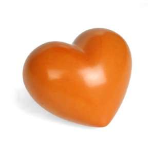  Soapstone Orange Paperweight Kisii My Heart Paperweight 