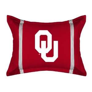  NCAA Oklahoma Sooners Pillow Sham   MVP Series Sports 