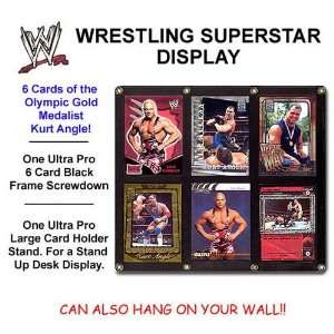  Wwe Kurt Angle 6 Trading Card Collectors Display Set 