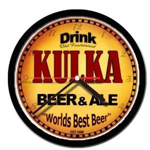 KULKA beer and ale cerveza wall clock 