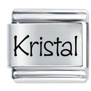  Name Kristal Italian Charms Bracelet Link Pugster 
