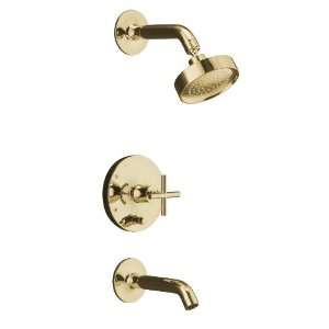   Button Diverter and Cross Handle, Valve Not Included, Vibrant Moderne