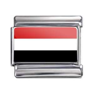  Italian Charms Original Yemen Flag Bracelet Link 