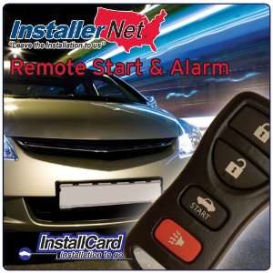  InstallerNet Remote Start and Alarm InstallCard