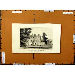  C1800 Norbury Park County Surrey Seat Grissell Print