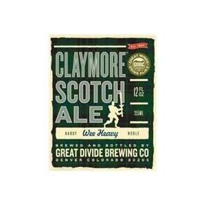  Great Divide Brewing Co. Claymore Scotch Ale   6 Pack   12 