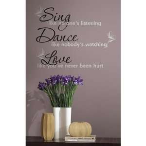  Sing, Dance, Love Wall Decals in RoomMates