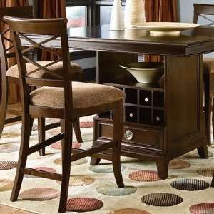  Urban Heights X Back Counter Stool In Chocolate Cherry 