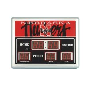  University of Nebraska Huskers Lg Scoreboard Clock Sports 