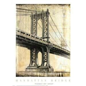  Manhattan Bridge   Poster by P. Moss (20 x 27)