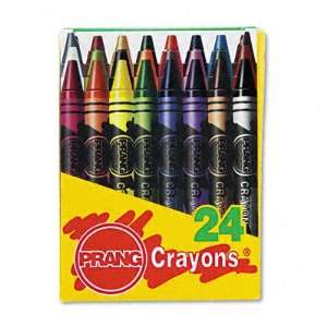  ~~ DIXON TICONDEROGA CO. ~~ Wax Crayons, 24 Colors per 