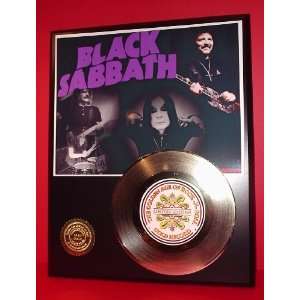  Gold Record Outlet Black Sabbath 24kt Gold Record Display 
