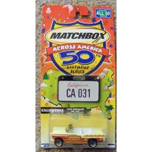 Matchbox Across America 50th Birthday Series California 1955 Chevrolet 
