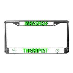  Massage Therapist Massage License Plate Frame by  