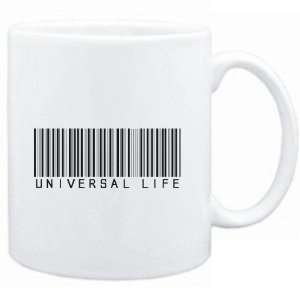    Mug White  Universal Life   Barcode Religions