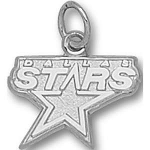  Dallas Stars NHL Logo 3/8 Pendant (Silver) Sports 