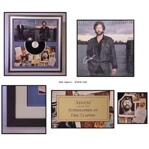  Eric Clapton Autographed/Hand Signed Album Cover August 