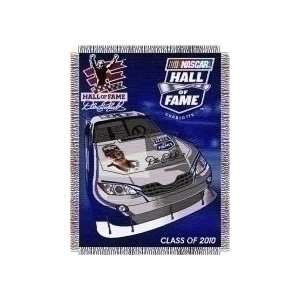  Dale Earnhardt Hall of Fame Woven Tapestry Blanket 48 x 60 