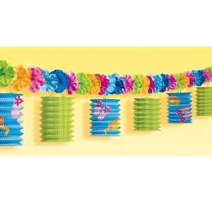    Lets Party By Amscan 12 Paper Lantern Garland 
