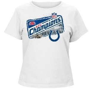Indianapolis Colts Womens 2009 AFC Conference Champions Locker Room T 
