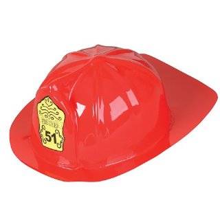 12 kids /child Fire Chief Firefighter hats   one dozen  