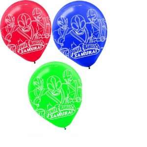  6 ct   Power Rangers Samurai Force Party Balloons Health 