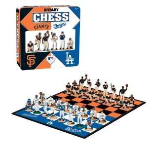   San Francisco Giants MLB Rivalry Chess Set (TIN)