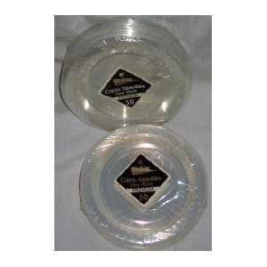  6 Inch Clear Plastic Entree Plates 12/40 480cs Everything 
