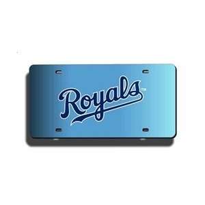  Kansas City Royals Laser Cut Light Blue License Plate 
