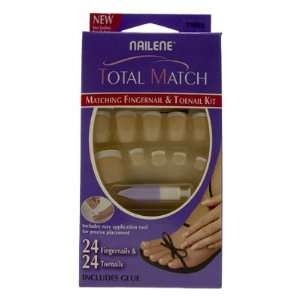 Nailene Total Match   Matching False Toenail & False Nail Kit   71022