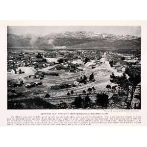  1932 Halftone Print Leadville Colorado Metals Mining 