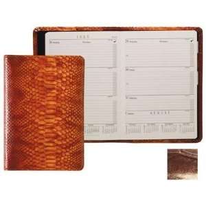  NI 119 BROWN Portable Desk Planner with Map   Brown