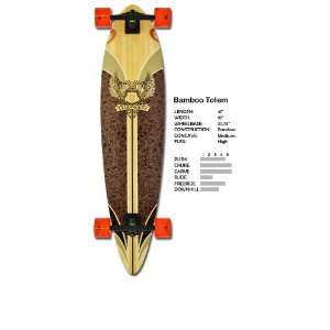  Landyachtz Bamboo Totem Stripe Complete Longboard Skateboard 